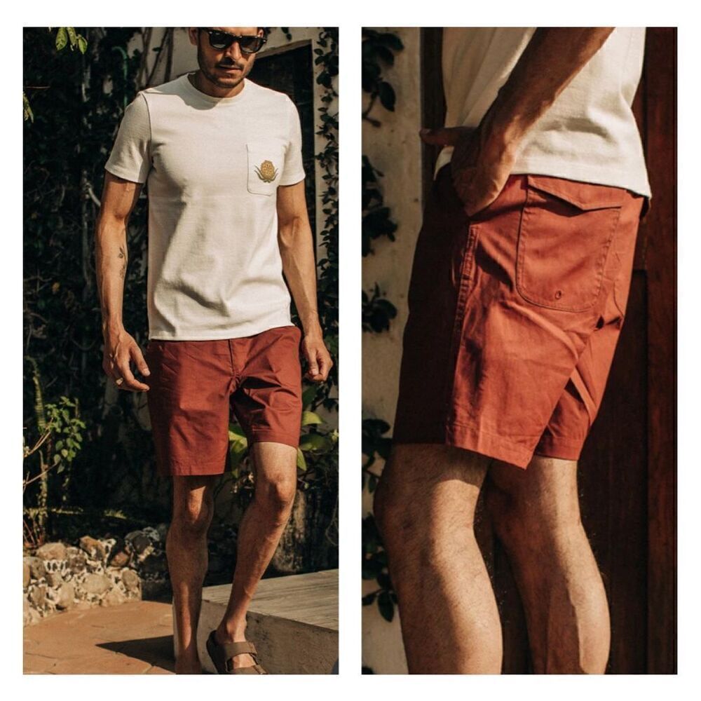 Taylor Stitch The Adventure Short In Rust Mens 28 & 29 NEW